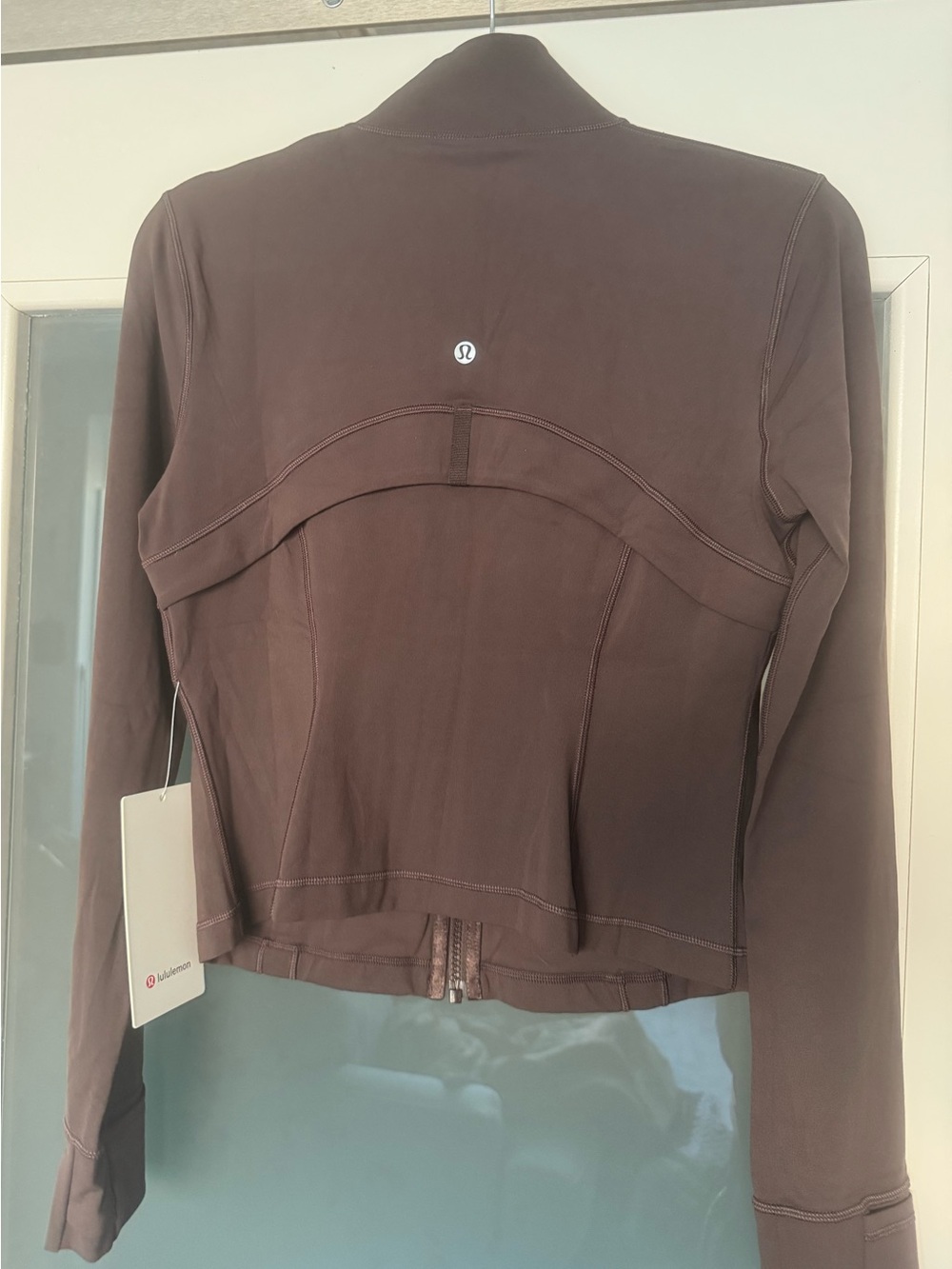 New Lululemon Brown Full-Zip Jacket - Picture 2 of 4